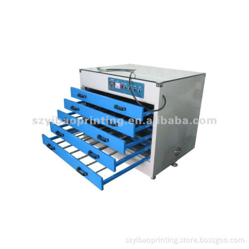 horizontal-type screen printing plate drying machine